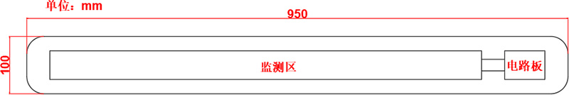 TS-PSMB系列睡眠监测带尺寸示意图